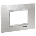 Rama, ornament, 3, module, Inox, Argintiu/Crom, Schneider, Easy, Styl, LMR7763038 Rama, ornament, 3, module, Inox, Argintiu/Crom, Schneider, Easy, Styl, LMR7763038