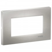 Rama, ornament, 4, module, Plata, Argintiu, Schneider, Easy, Styl, LMR7264004