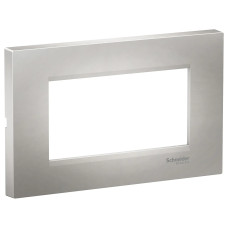 Rama, ornament, 4, module, Plata, Argintiu, Schneider, Easy, Styl, LMR7264004 Rama, ornament, 4, module, Plata, Argintiu, Schneider, Easy, Styl, LMR7264004
