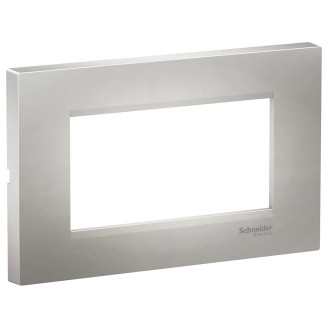 Rama, ornament, 4, module, Plata, Argintiu, Schneider, Easy, Styl, LMR7264004 - imaginea produsului LMR7264004 din categoria Schneider Easy Styl
