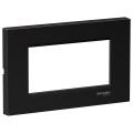 Rama, ornament, 4, module, Plata, Negru, metalic, Schneider, Easy, Styl, LMR7264005 Rama, ornament, 4, module, Plata, Negru, metalic, Schneider, Easy, Styl, LMR7264005