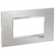 Rama, ornament, 4, module, Inox, Argintiu/Crom, Schneider, Easy, Styl, LMR7664038 Rama, ornament, 4, module, Inox, Argintiu/Crom, Schneider, Easy, Styl, LMR7664038