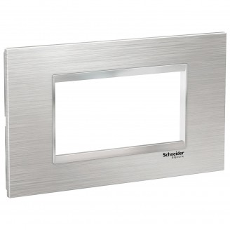 Rama, ornament, 4, module, Inox, Argintiu/Crom, Schneider, Easy, Styl, LMR7664038 Rama, ornament, 4, module, Inox, Argintiu/Crom, Schneider, Easy, Styl, LMR7664038