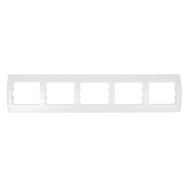 Rama, ornament, 5, aparate, Alb, metalizat, Elmark, Rhyme, 11601 Rama, ornament, 5, aparate, Alb, metalizat, Elmark, Rhyme, 11601