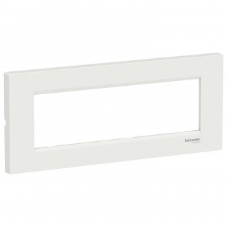 Rama, ornament, 7, module, Plata, Alb, Schneider, Easy, Styl, LMR7257001 - imaginea produsului LMR7257001 din categoria Schneider Easy Styl