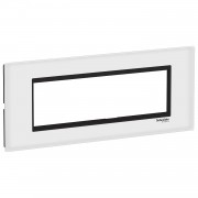 Rama, ornament, 7, module, Sticla, Alb/Negru, Schneider, Easy, Styl, LMR7967031 Rama, ornament, 7, module, Sticla, Alb/Negru, Schneider, Easy, Styl, LMR7967031