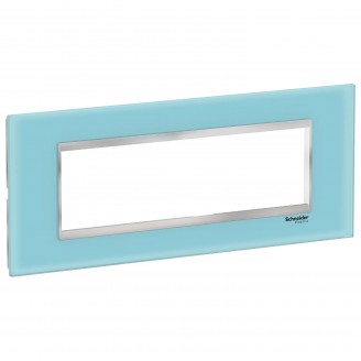 Rama, ornament, 7, module, Sticla, Albastru/Crom, Schneider, Easy, Styl, LMR7917038 - Vezi Detalii Complete Rama, ornament, 7, module, Sticla, Albastru/Crom, Schneider, Easy, Styl, LMR7917038 - imaginea produsului LMR7917038 din categoria Schneider Easy Styl