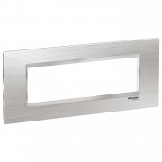 Rama, ornament, 7, module, Inox, Argintiu/Crom, Schneider, Easy, Styl, LMR7667038 Rama, ornament, 7, module, Inox, Argintiu/Crom, Schneider, Easy, Styl, LMR7667038