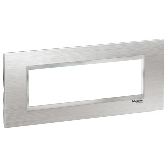 Rama, ornament, 7, module, Inox, Argintiu/Crom, Schneider, Easy, Styl, LMR7667038 Rama, ornament, 7, module, Inox, Argintiu/Crom, Schneider, Easy, Styl, LMR7667038