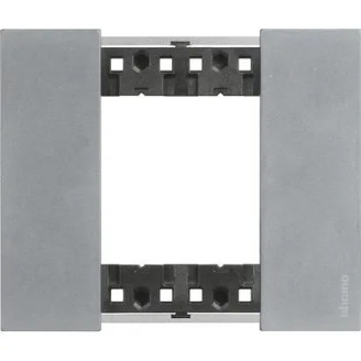 Rama, ornament, modulara, 2, module, MOON, Bticino, Living, Now, KA4802NW - imaginea produsului KA4802NW din categoria Bticino Living Now