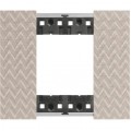 Rama, ornament, modulara, 2, module, OPTIC, Bticino, Living, Now, KA4802MM
