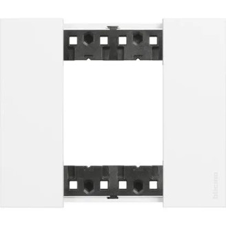 Rama, ornament, modulara, 2, module, alba, Bticino, Living, Now, KA4802KW - imaginea produsului KA4802KW din categoria Bticino Living Now