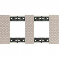 Rama, ornament, modulara, 2+2, module, OPTIC, Bticino, Living, Now, KA4802M2MM