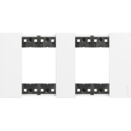 Rama, ornament, modulara, 2+2, module, alba, Bticino, Living, Now, KA4802M2KW