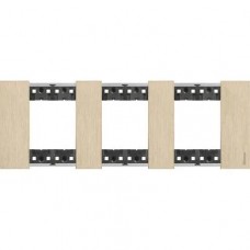 Rama, ornament, modulara, 2+2+2, module, Auriu, Bticino, Living, Now, KA4802M3ZW