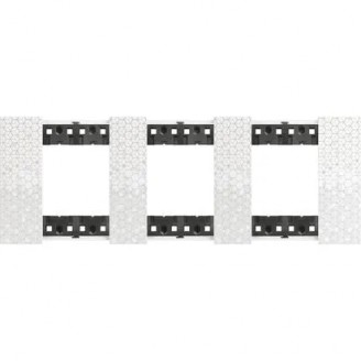 Rama, ornament, modulara, 2+2+2, module, PIXEL, Bticino, Living, Now, KA4802M3MW - imaginea produsului KA4802M3MW din categoria Bticino Living Now