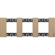 Rama, ornament, modulara, 2+2+2, module, Stejar, Bticino, Living, Now, KA4802M3LM