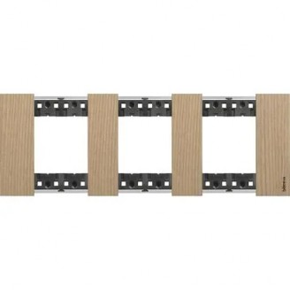 Rama, ornament, modulara, 2+2+2, module, Stejar, Bticino, Living, Now, KA4802M3LM