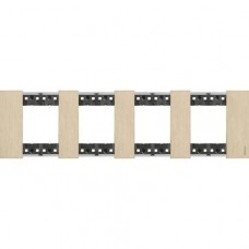 Rama, ornament, modulara, 2+2+2+2, module, Auriu, Bticino, Living, Now, KA4802M4ZW