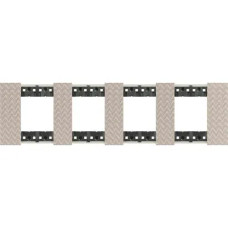 Rama, ornament, modulara, 2+2+2+2, module, OPTIC, Bticino, Living, Now, KA4802M4MM Rama, ornament, modulara, 2+2+2+2, module, OPTIC, Bticino, Living, Now, KA4802M4MM