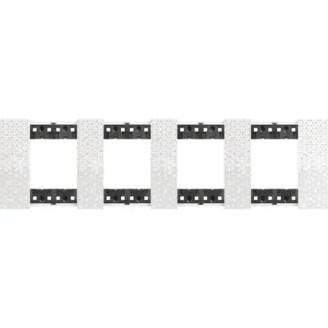 Rama, ornament, modulara, 2+2+2+2, module, PIXEL, Bticino, Living, Now, KA4802M4MW