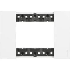 Rama, ornament, modulara, 3, module, alba, Bticino, Living, Now, KA4803KW