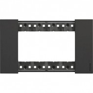 Rama, ornament, modulara, 4, module, Neagra, Bticino, Living, Now, KA4804KG