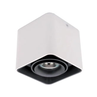 Spot, Alb, Patrat, Aplicat, 1 X GU10, 230V, 108x108x100, IP20, Elmark, 92DL044S1/BLWH Spot, Alb, Patrat, Aplicat, 1 X GU10, 230V, 108x108x100, IP20, Elmark, 92DL044S1/BLWH