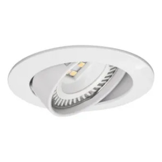Spot, Alb, Rotund, Orientabil, 1 X GU5.3, 12V, 81 mm, IP20, Ultralux, LVPMR16WH - imaginea produsului LVPMR16WH din categoria Spoturi