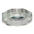 Spot, Cristal Alb, Rotund, Incastrat, 1 X GU5.3, 12V, 90 mm, IP20, Ultralux, LVSCDMR16WH