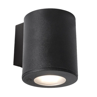 Spot, Fatada, FRANCA, 90, NEGRU, 1L, 1XGU10, IP55, Elmark, 96FRANCA901L/BL - imaginea produsului 96FRANCA901L/BL din categoria Iluminat pentru fatada