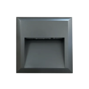 Spot, Fatada, LED, GRF52, GRI, INCHIS, 1.5W, 4000K, IP65, Elmark, 96GRFLED52/DGR