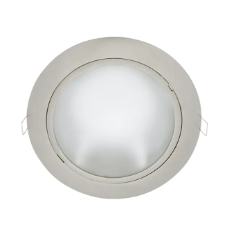 Spot, GL201, Nichel Satinat, Rotund, Incastrat, 18W, 1500 lm, 230V, Lumina neutra, 4000-4500k, 226 mm, IP20, Elmark, 92201LEDW/SN - imaginea produsului 92201LEDW/SN din categoria Spoturi