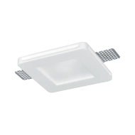 Spot, GYPSUM, Alb, Patrat, Incastrat, 1 X GU10, 230V, 120X120X60, IP20, Elmark, 92GDL06SGL