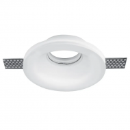 Spot, GYPSUM, Alb, Rotund, Incastrat, 1 X GU10, 230V, 130 mm, IP20, Elmark, 92GDL09R