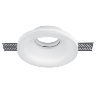 Spot, GYPSUM, Alb, Rotund, Incastrat, 1 X GU10, 230V, 130 mm, IP20, Elmark, 92GDL11R