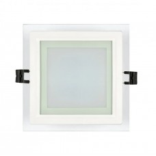 Spot, LED, Alb, Patrat, Incastrat, 6W, 420 lm, 230V, Lumina neutra, 4000-4500k, 97x97x50, IP44, Ultralux, LPSG642