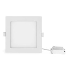 Spot, LED, Alb, Patrat, Incastrat, 6W, 500 lm, 230V, Lumina neutra, 4000-4500k, 128x128x26, IP20, Ultralux, LPSB642