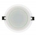 Spot, LED, Alb, Rotund, Incastrat, 12W, 920 lm, 230V, Lumina neutra, 4000-4500k, 160 mm, IP44, Ultralux, LPRG1242