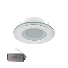 Spot, LED, Alb, Rotund, Incastrat, 18W, 1440 lm, 230V, Lumina calda, 2700-3000K, 200 mm, IP40, + Kit Emergenta, Elmark, 99LED641E
