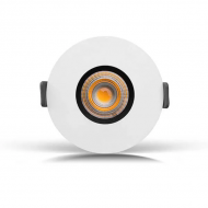 Spot, LED, Alb, Rotund, Incastrat, 18W, 2160 lm, 230V, Dimabil, Lumina neutra, 4000-4500k, 90 mm, IP44, Elmark, 92M6215W366255