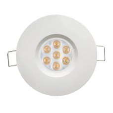 Spot, LED, Alb, Rotund, Incastrat, 6.5W, 480 lm, 230V, Lumina calda, 2700-3000K, 85 mm, IP44, Ultralux, LLVN6527WH Spot, LED, Alb, Rotund, Incastrat, 6.5W, 480 lm, 230V, Lumina calda, 2700-3000K, 85 mm, IP44, Ultralux, LLVN6527WH
