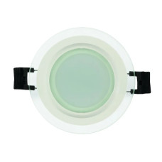 Spot, LED, Alb, Rotund, Incastrat, 6W, 420 lm, 230V, Lumina calda, 2700-3000K, 97 mm, IP44, Ultralux, LPRG627 Spot, LED, Alb, Rotund, Incastrat, 6W, 420 lm, 230V, Lumina calda, 2700-3000K, 97 mm, IP44, Ultralux, LPRG627