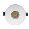 Spot, LED, Alb, Rotund, Incastrat, 7W, 420 lm, 230V, Lumina calda, 2700-3000K, 90 mm, IP20, Elmark, 92RM117WW/W