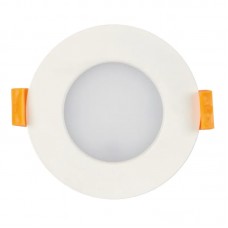 Spot, LED, Alb, Rotund, Incastrat, 7W, 470 lm, 230V, Lumina neutra, 4000-4500k, 85 mm, IP44, Ultralux, LLV740