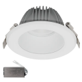 Spot, LED EL-6228, Alb, Rotund, Incastrat, 20W, 1800 lm, 230V, Lumina calda, 2700-3000K, 160 mm, IP44, + Kit Emergenta, Elmark, 92EL62282030/WHE