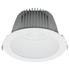Spot, LED EL-6228, Alb, Rotund, Incastrat, 30W, 3000 lm, 230V, Lumina calda, 2700-3000K, 185 mm, IP44, Elmark, 92EL62283030/WH