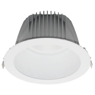 Spot, LED EL-6228, Alb, Rotund, Incastrat, 30W, 3000 lm, 230V, Lumina calda, 2700-3000K, 185 mm, IP44, Elmark, 92EL62283030/WH - imaginea produsului 92EL62283030/WH din categoria Spoturi
