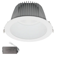 Spot, LED EL-6228, Alb, Rotund, Incastrat, 30W, 3000 lm, 230V, Lumina calda, 2700-3000K, 185 mm, IP44, + Kit Emergenta, Elmark, 92EL62283030/WHE