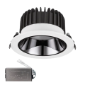 Spot, LED EL-6228, Alb, Rotund, Incastrat, 42W, 4200 lm, 230V, Lumina calda, 2700-3000K, 217 mm, IP44, + Kit Emergenta, Elmark, 93EL62284230/WHE